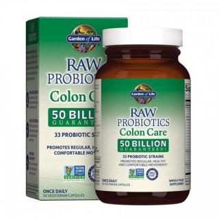 RAW Probiotiká starostlivosť o hrubé črevo 30 kapsúl