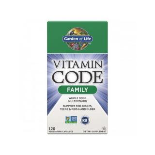 RAW Vitamin Code Family Multivitamín, 120 kapsúl