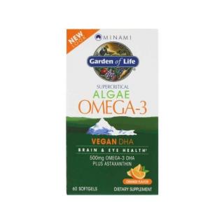 Vegánske omega 3 Minami nutrition, 60 kapsúl