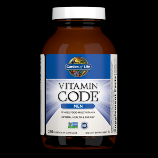 Vitamin Code Men multivitamín pre mužov, 240 kapsúl