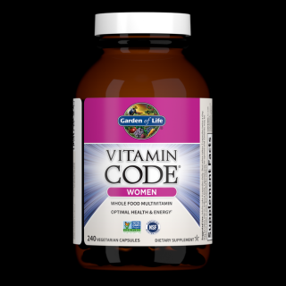 Vitamin Code - RAW multivitamín pre ženy, 240 kapsúl