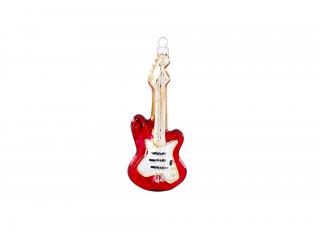 Gitara červená 15 cm