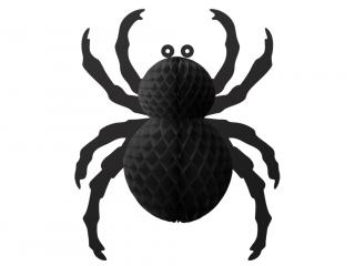 Pavúk papierový čierny 28 cm