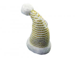 Santova čiapka na zavesenie s kamienkami 17,5 cm