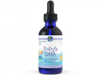 Baby's DHA s Vitamínem D3 , DHA pro děti, 1050mg, 60 ml