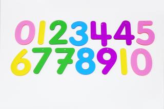 Farebné čísla (Priehľadné čísla)