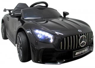 Mercedes Elektrické autíčko GTR-S penové koleso, sedadlo z e-kože, nosnosť do 30 kg Farba vozidla: Čierna