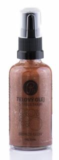 BRONZE GLOW - telový olej s trblietkami na telo, pleť a vlasy 50ml