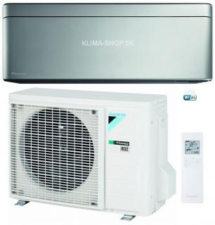 Daikin Stylish s wifi FTXA50AS + RXA50A 5.0kW strieborná (strieborná)