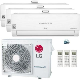 Klimatizácia LG Air Purification multisplit 3x 2,5 kW + vonk.j. 5,3kW (2,5kW + 2,5kW + 2,5kW / vonk. 5,3kW)