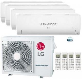 Klimatizácia LG Deluxe 4x multisplit (2,1kW + 2,1kW + 2,5kW + 5kW) + vonk.j. 7,9kW (2kW + 2kW + 2,5kW + 5kW / vonk. 7,9kW)