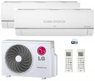 Klimatizácia LG Standard Plus 2x multisplit (2,5kW + 5kW) + vonk.j. 5,3kW (2,5kW + 5kW / vonk. 5,3kW)