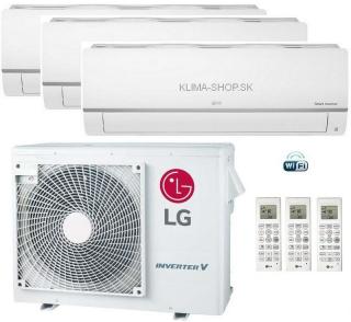 Klimatizácia LG Standard Plus 3x multisplit (2,1kW + 2,1kW + 3,5 kW) + vonk.j. 5,3kW (2,1kW + 2,1kW + 3,5kW / vonk. 5,3kW)