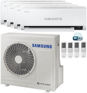 Klimatizácia Samsung Cebu 4x multisplit (3x 2,5kW + 3,5kW) + vonk. j. 8kW (3x 2,5kW + 3,5kW / vonk. 8kW)