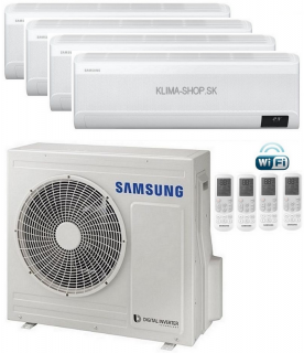 Klimatizácia Samsung WINDFREE Avant 4x multisplit (2kW+2,5kW+2,5kW+5kW) + vonk. j. 8kW
