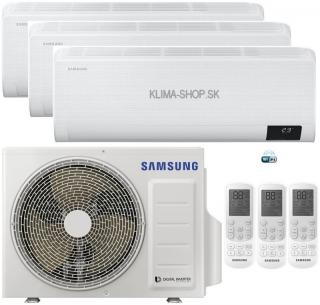 Klimatizácia Samsung Windfree Comfort 3x multisplit (2,5kW + 2,5kW + 5kW) + vonk. j. 6,8kW (2,5kW + 2,5kW + 5kW / vonk.j. 6,8kW)