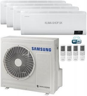 Klimatizácia Samsung WINDFREE Comfort 4x multisplit (3x 2kW + 5kW) + vonk. j. 8kW (3x 2,0kW + 5kW / vonk. 8kW)