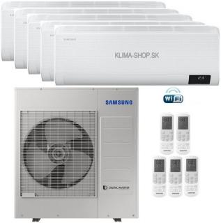 Klimatizácia Samsung WINDFREE Comfort 5x multisplit (4x 2,5kW + 3,5kW) + vonk. j. 10kW (4x 2,5kW + 3,5kW / vonk. 10kW)