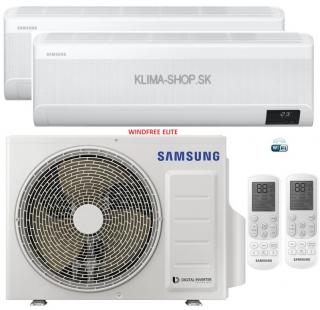 Klimatizácia Samsung Windfree Elite 2x multisplit (2kW + 2,5kW) + vonk. j. 4kW (2kW + 2,5kW / vonk. 4kW)