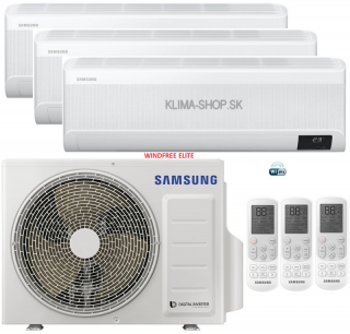 Klimatizácia Samsung Windfree Elite 3x multisplit (2,5kW + 2,5kW + 3,5kW) + vonk. j. 6,8kW (2,5kW + 2,5kW + 3,5kW / vonk. 6,8kW)