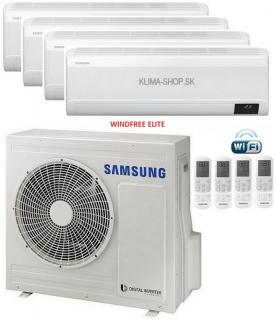 Klimatizácia Samsung WINDFREE Elite 4x multisplit 2,5kW + vonkajšia jednotka 8kW (4x 2,5kW / vonk. 8kW)