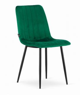 Zamatová stolička Verona zelená