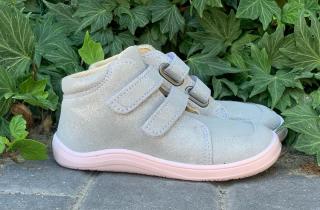 Baby Bare Shoes Febo FALL Grey Pink Veľkosť: 30
