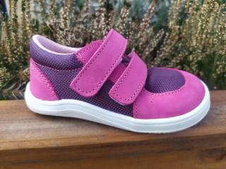 Baby Bare Shoes Febo Sneakers Fuchsia Purple/Biela podrážka Veľkosť: 22