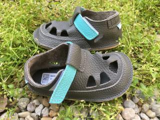 Baby Bare Shoes IO Blue Beetle - Summer Perforation Veľkosť: 19