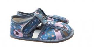 Baby Bare Shoes Slippers Pug- papuče Veľkosť: 22