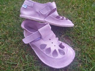 Baby Bare Shoes Sparkle Pink - Summer Perforation Veľkosť: 30