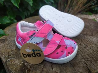 BEDA BAREFOOT  PINK MILITARY Sandále- 001/SD/SD/W/OP 23/24: 21