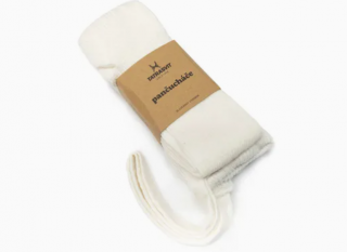 DUCIKA klasické detské pančušky zo 100% bavlny s trakmi Farba: biele, ponožky: 80