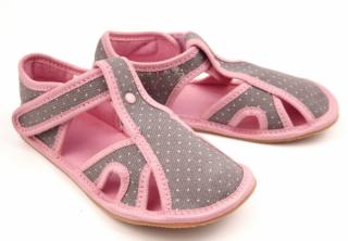 Ef Barefoot 386 Popiel Kropki 23/24: 23