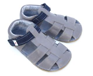 Ef Barefoot sandálky Grey Veľkosť: 27