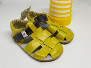 Ef Barefoot sandálky Žltá Veľkosť: 29
