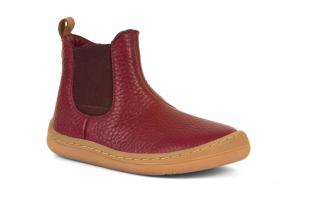 Froddo barefoot kožené topánky  Chelsea boots Bordeaux- nová podrážka 23/24: 33