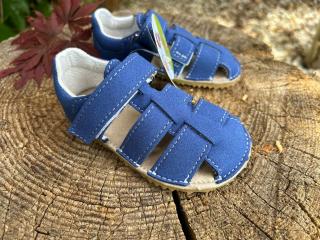 Jonap ZULA barefoot sandále -modrá Veľkosť: 23