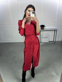 Šaty ROSSI Farba: Červená