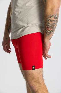 GoldBee Boxerky Dlhé Red L