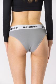 GoldBee Brazílske Nohavičky Grey XL, Šedá