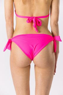 GoldBee Plavky Island Spodnie Diel Neon Pink L, Růžová