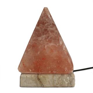 Himalájska soľná lampa pyramída na USB - 9cm