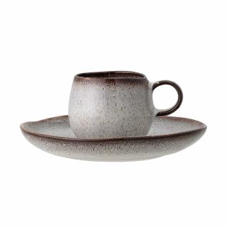 Hrnček na kávu keramický - Sandrine Espresso Cup Grey