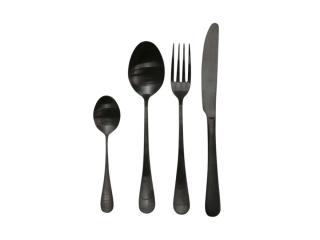 Kovová príborová sada - čierna - Nordique cutlery