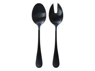 Kovová šalátová sada - čierna - Nordique salad servers