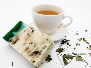 Mydlo prírodné s olivovým olejom - Zelený čaj