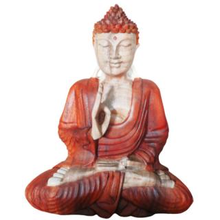 Ručne vyrezávaná socha Buddhu - Výučba prenosu 30cm
