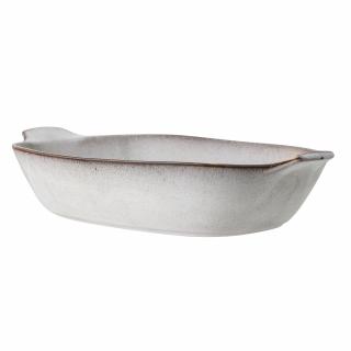 Servírovacia miska keramická podlhovastá- Sandrine Bowl Grey