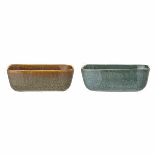 Servírovacia zelená miska - Aime serving bowl (set 2ks)